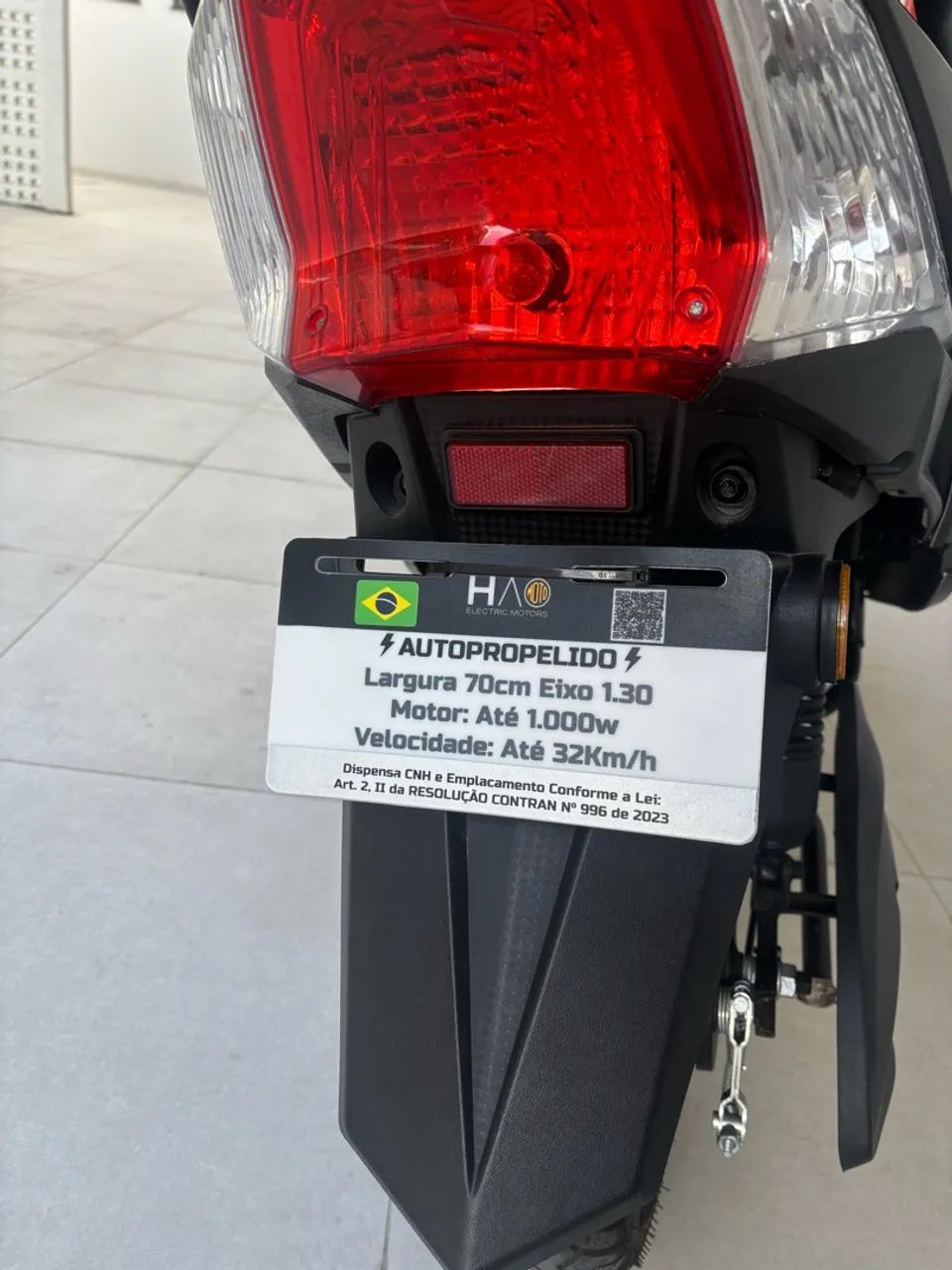 ? VENDE-SE SCOOTER ELÉTRICA HAO CONQUEST - Foto 3