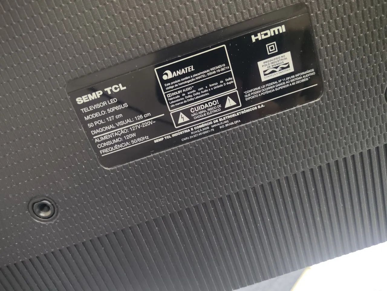 Tv Tcl 50 polegadas, 4k - Foto 3