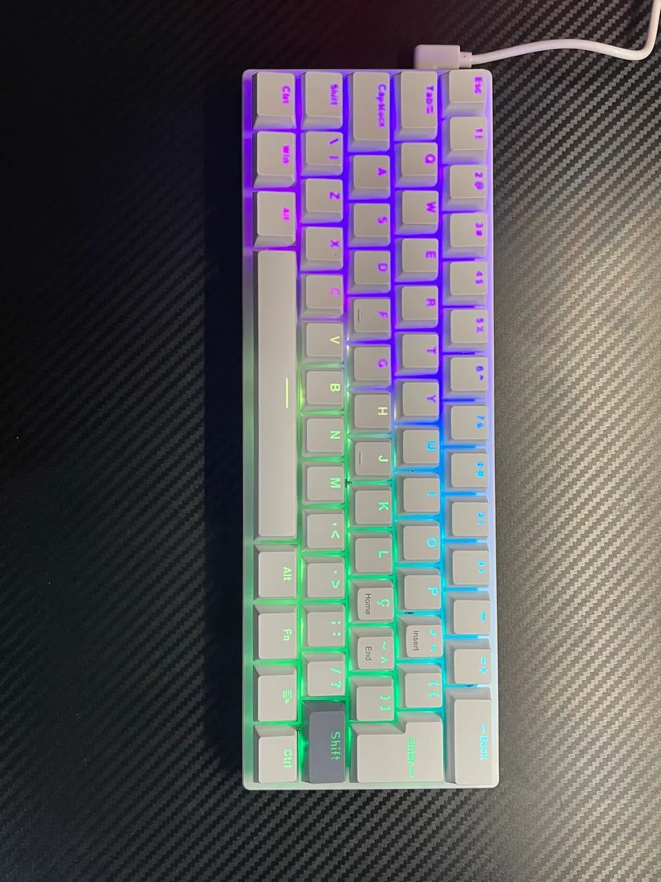 Teclado mecânico 60% K500 B61 Mini - Foto 2