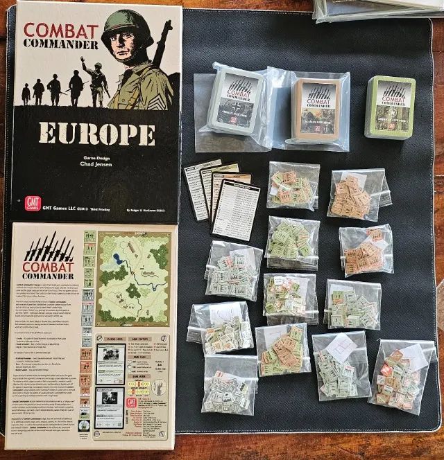Combat Commander Europe + 5 Battle Packs Jogo de Tabuleiro importado inglês GMT board game - Foto 3