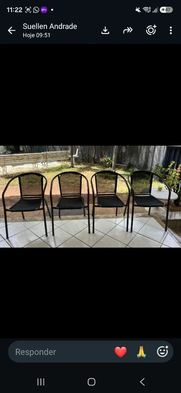 Vendo cadeiras de jardim  - Foto 2