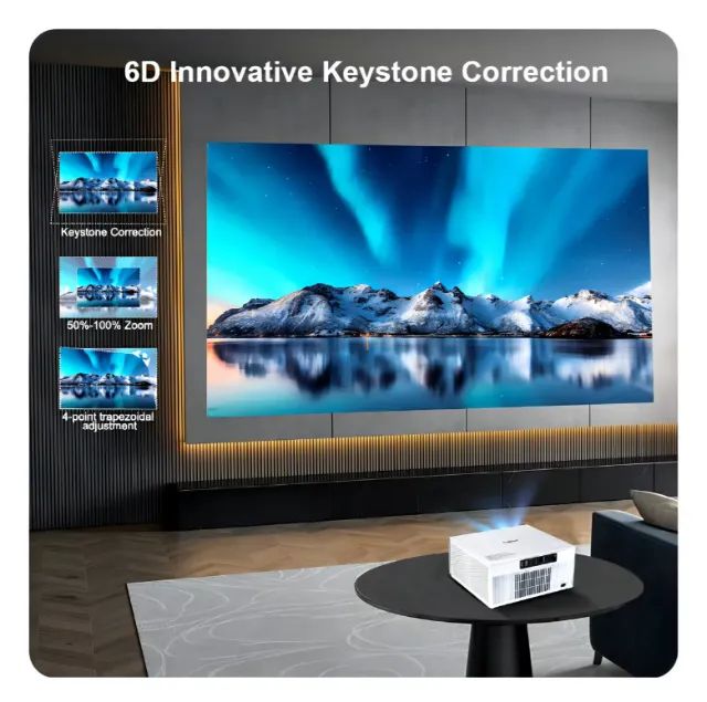 Projetor ThundeaL TDA7W Branco Full HD Android 13 Wi-Fi Bluetooth - Novo na caixa! - Foto 4