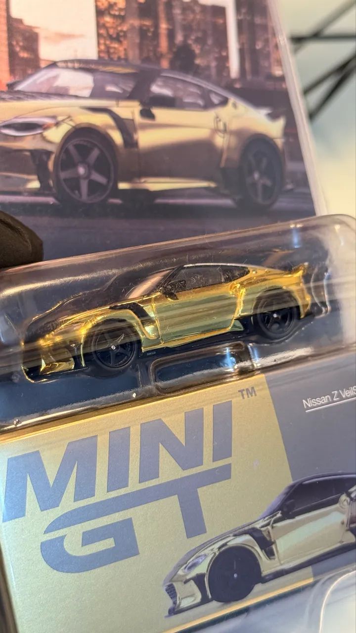 Mini Gt Nissan Z VeilSide FFZ400 - Gold Chrome! - Hobbies e