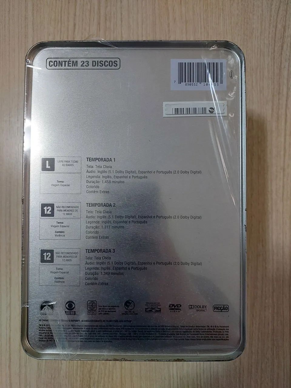 DVD Box Jornada nas Estrelas - A Série Clássica (Boxset Lata, Lacrada) - Foto 2