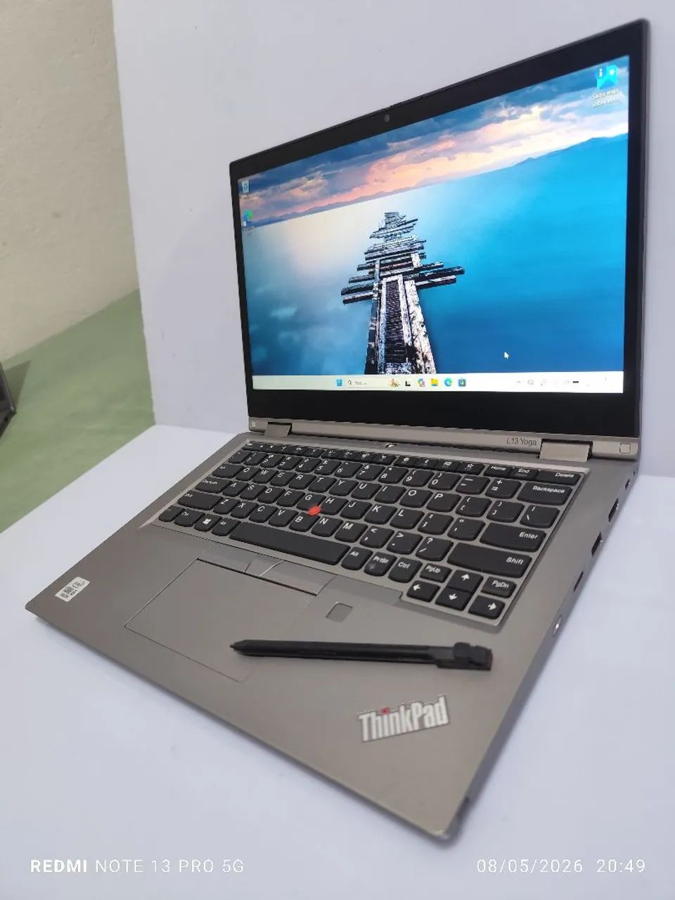 Notebook Lenovo ThinkPad Yoga L13 Intel i5 10th 16GB RAM 256GB SSD