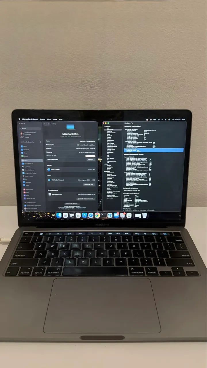 MacBook Pro 2020 16gb i5 quadcore 512ssd A2251 - Foto 3
