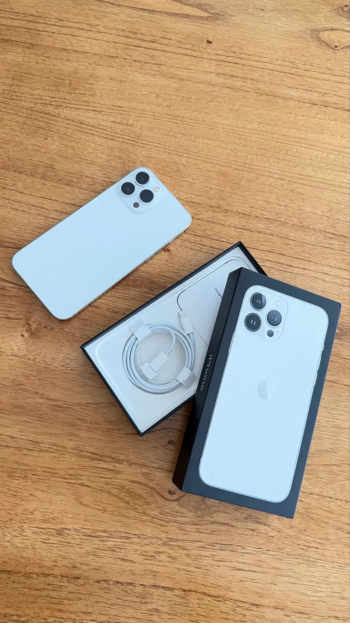 iPhone 13 Pro Max 256G - Prata - Celulares e Smartphones - Bom