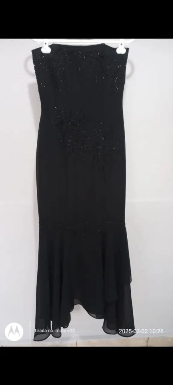 vestido de festa preto