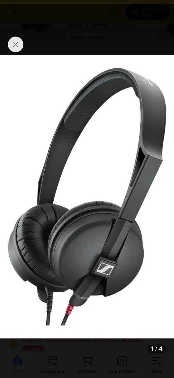 Fone de ouvido Sennheiser HD 25 