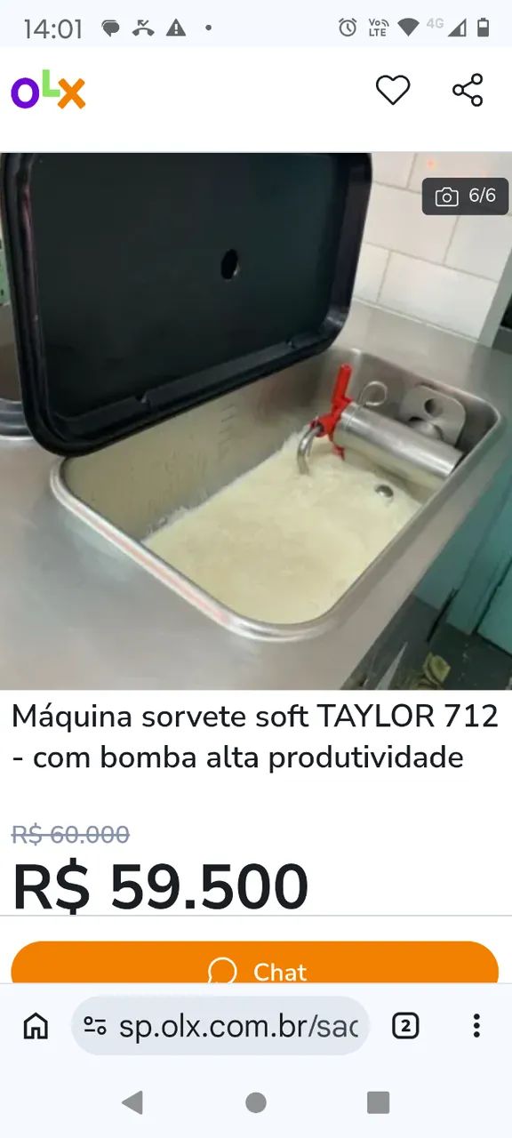 Vendo máquina Taylor 712 - Foto 4