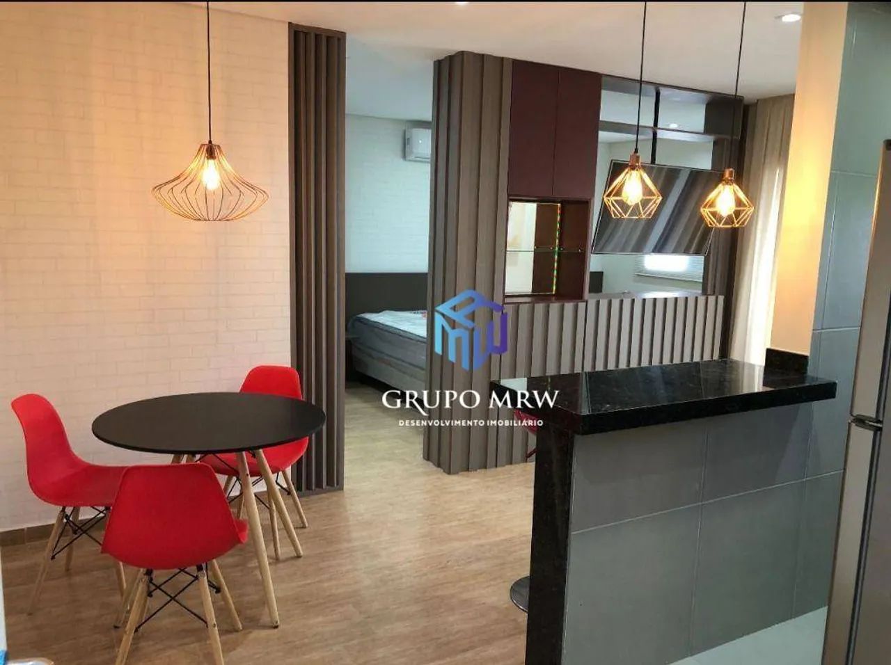 Apartamento com 1 dormitório para alugar, 56 m² por R$ 3.751,01/mês - Edifício Red Sorocab