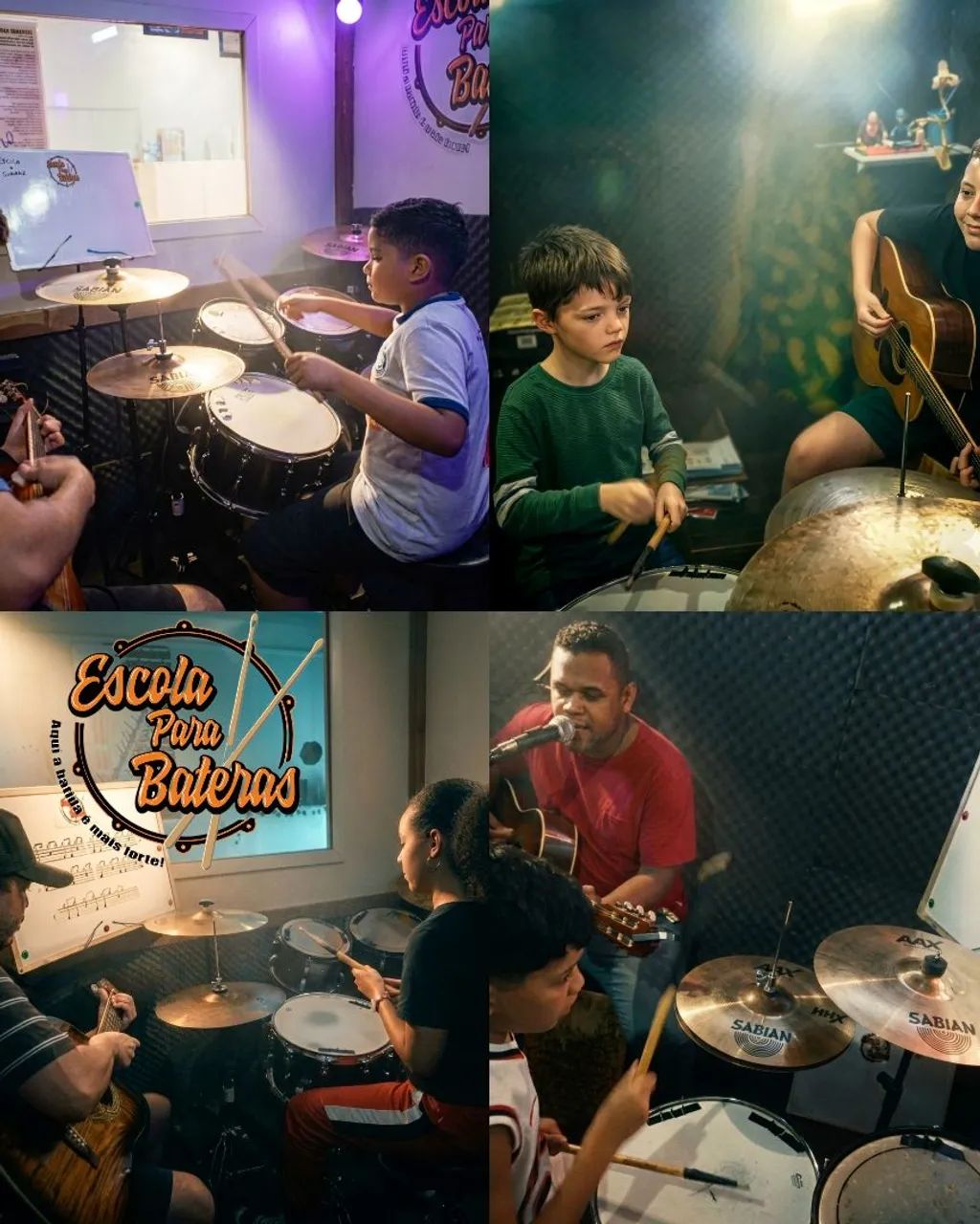Aula de bateria  - Foto 2