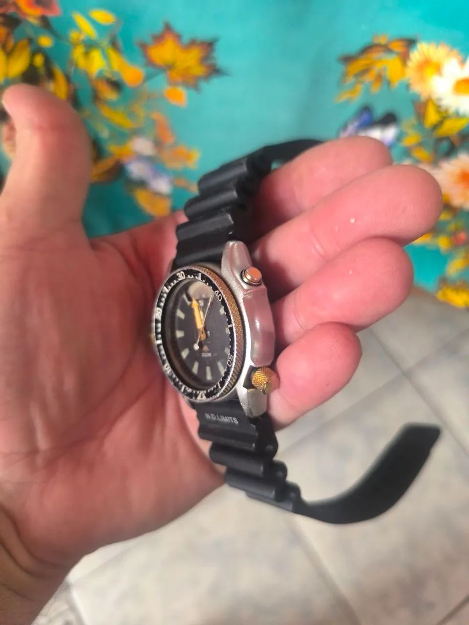 Relógio Citizen Aqualand CO22 Série Ouro 1986 *No estado* parado.  - Foto 2