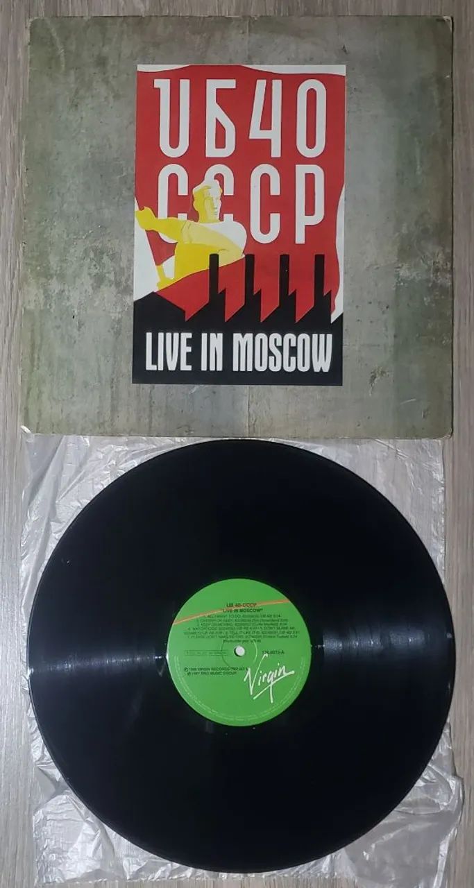 Disco de vinil UB40 reggae e pop