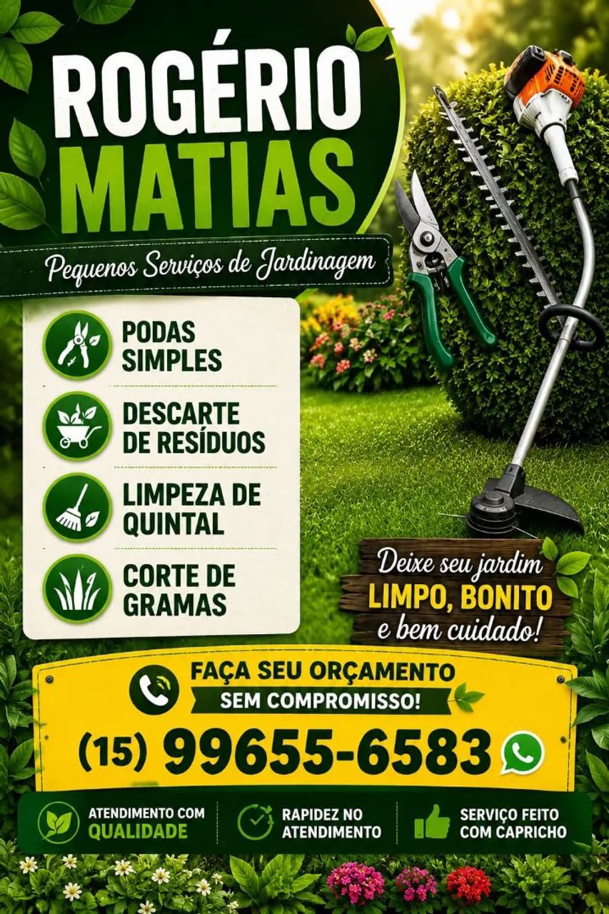 Serviço de jardinagem 