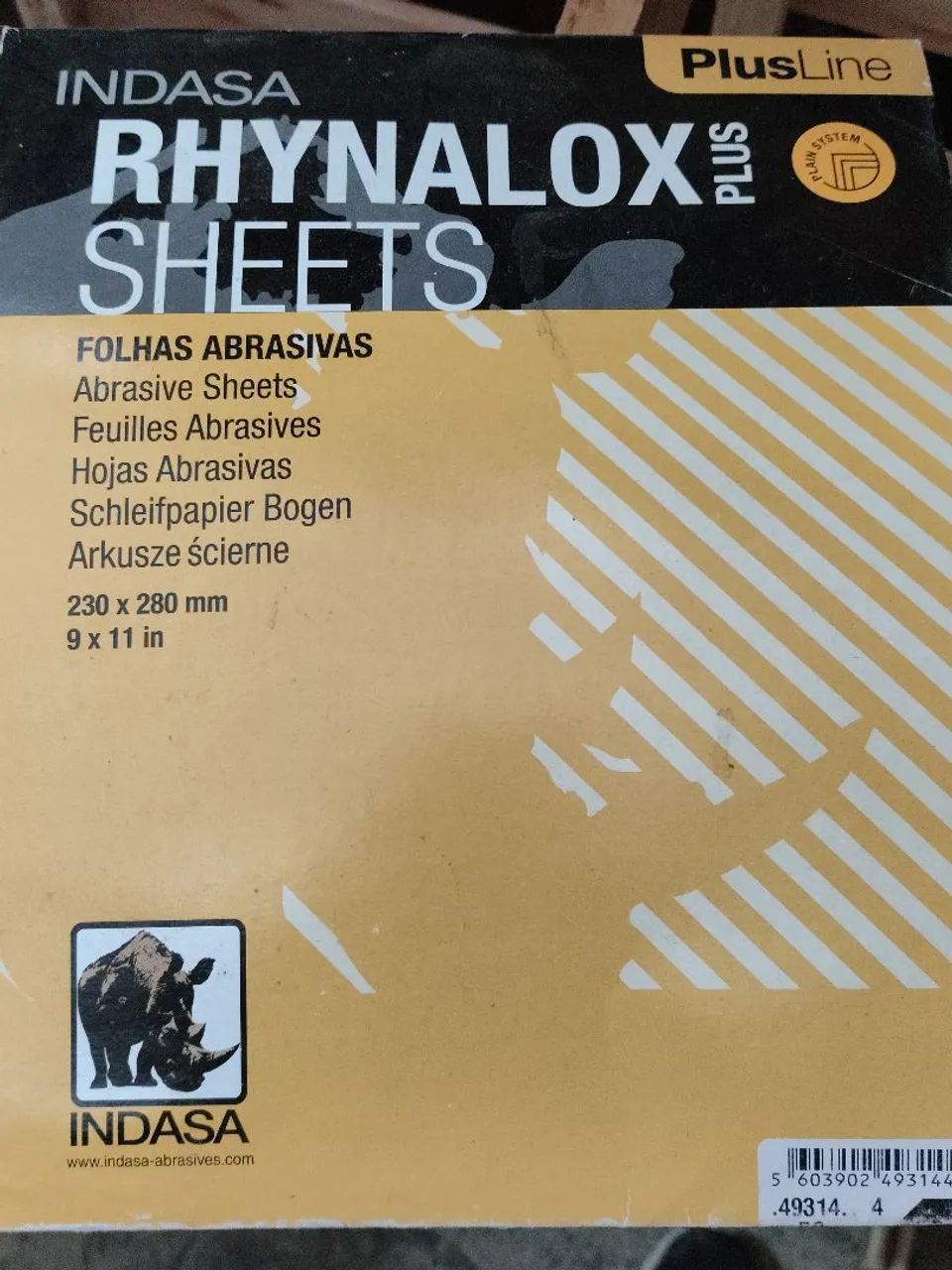 Indasa Rhynalox Plus Sheets - Folhas Abrasivas