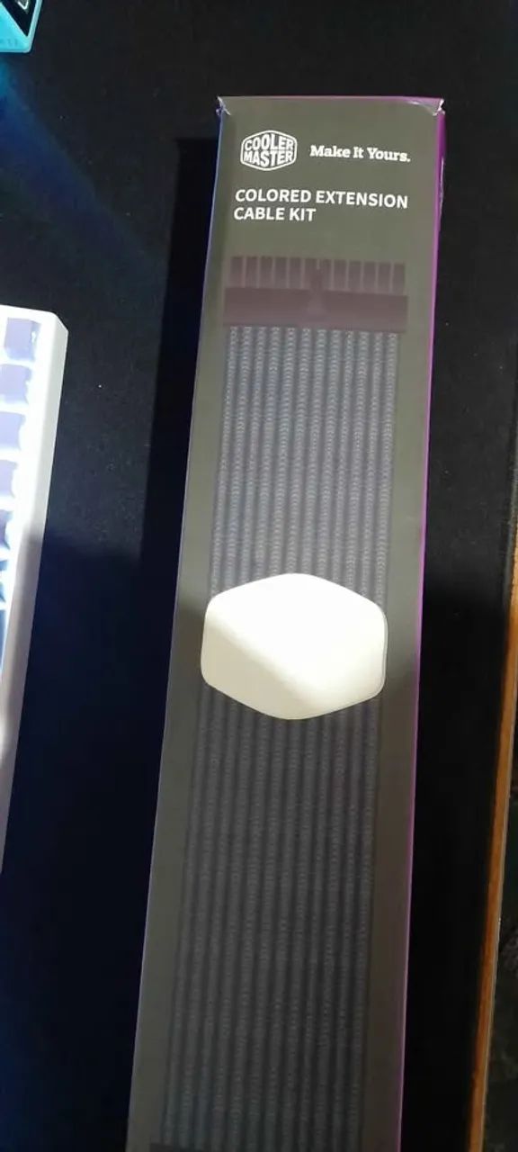 Cabos Sleeved Cooler Master branco - Foto 4