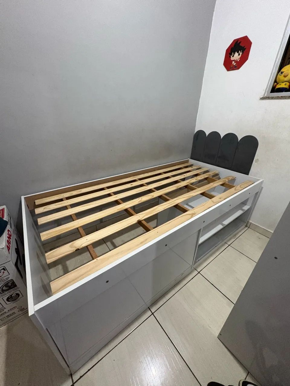 Cama Solteiro Infantil c/ colchão - Foto 4