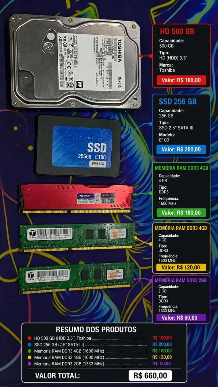 VENDO KIT XEON E PEÇAS  - Foto 2