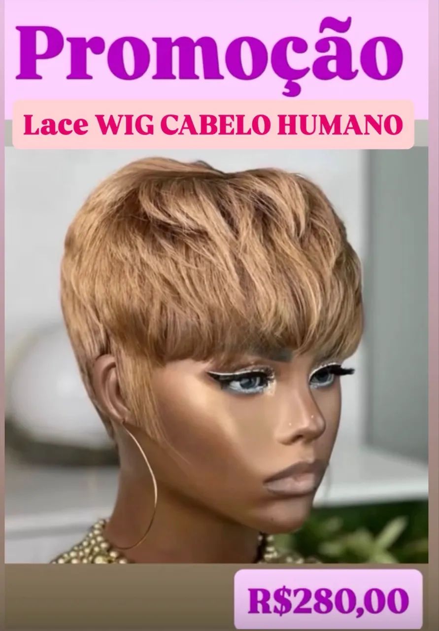 LACE WIG CABELO HUMANO - PIXIE CUT - Foto 3