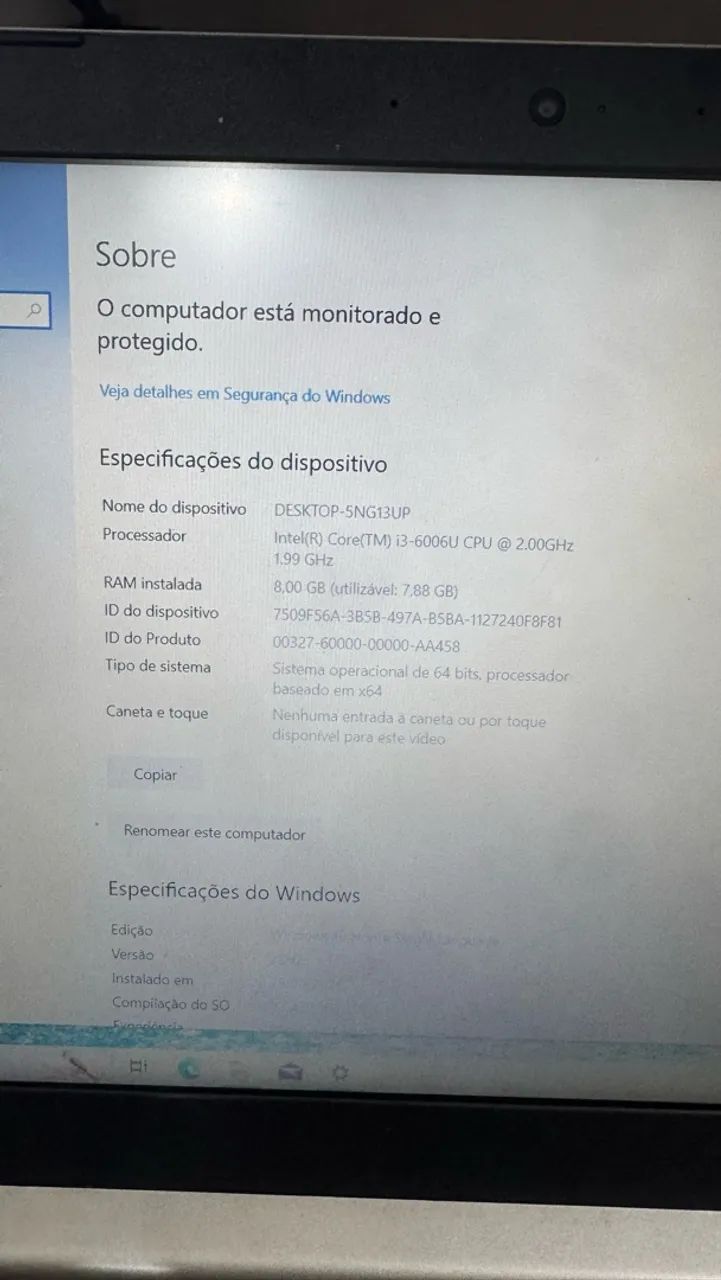 Notebook Lenovo i3 8gb ddr4 SSD 120 - Foto 3