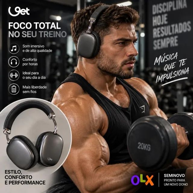 FONE DE OUVIDO - HEADPHONE GET MAX (SEMINOVO) - Foto 2