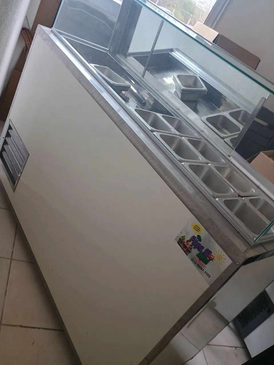 Balcão para lanchonete com dupla função 