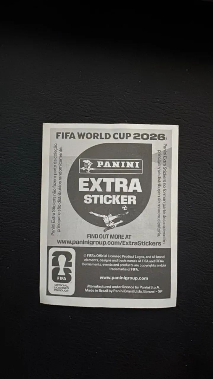 Kit Messi Gold + Mbappé Silver Extra Sticker Legend Panini Copa 2026 - Foto 5