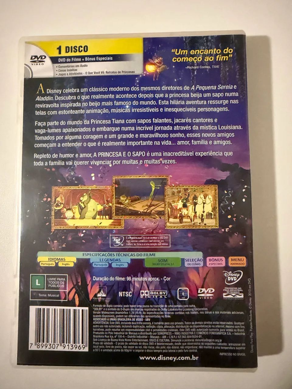 DVD A Princesa e o Sapo  - Foto 2