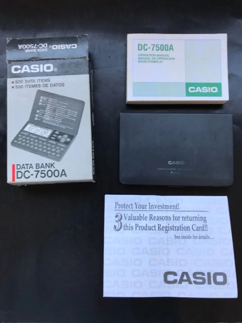 Agenda Digital Casio DC7500-A Data Bank