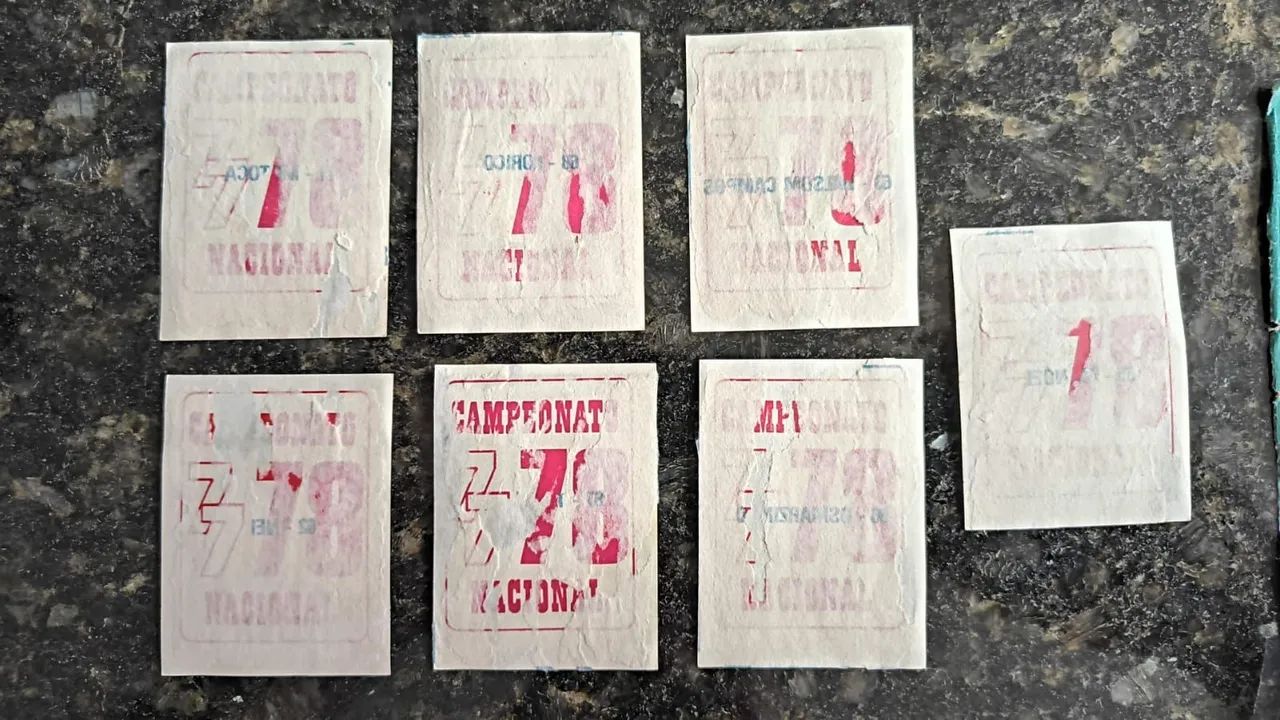 Botafogo SP 07 figurinhas Nacional 77/78 - Foto 2