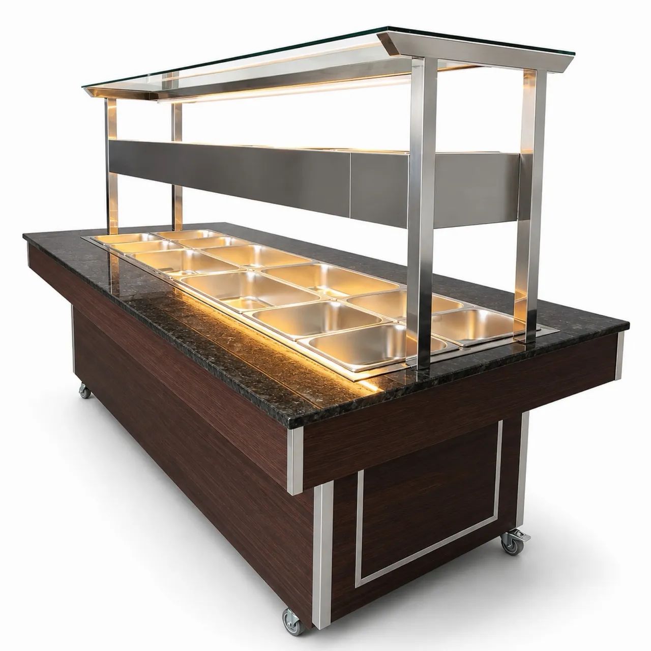 Mobiliário completo inox sob medida para seu restaurante ou comércio 