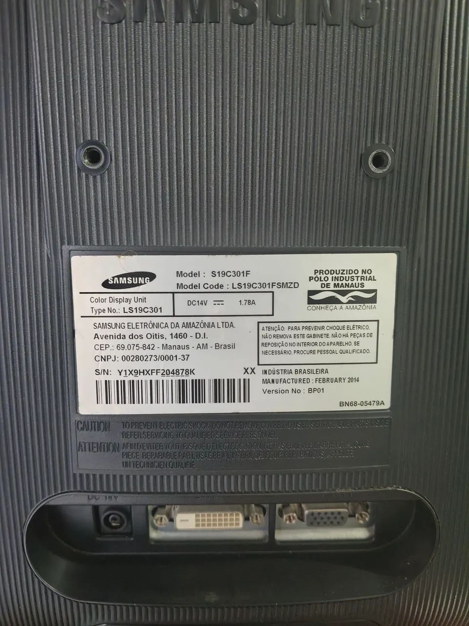  Monitor Samsung S19C301F - Excelente estado! - Foto 3