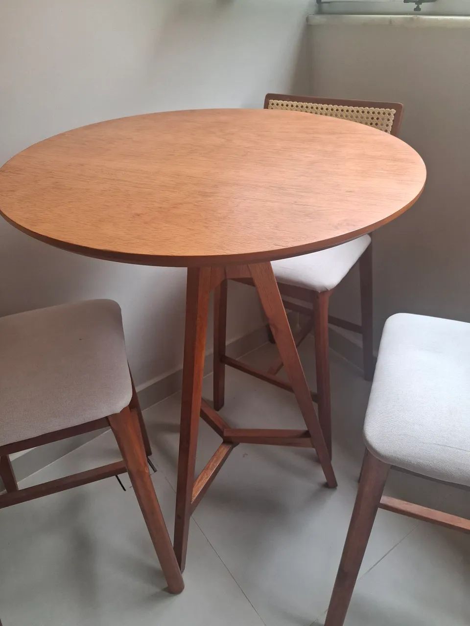 Mesa bistrô e baquetas  - Foto 4