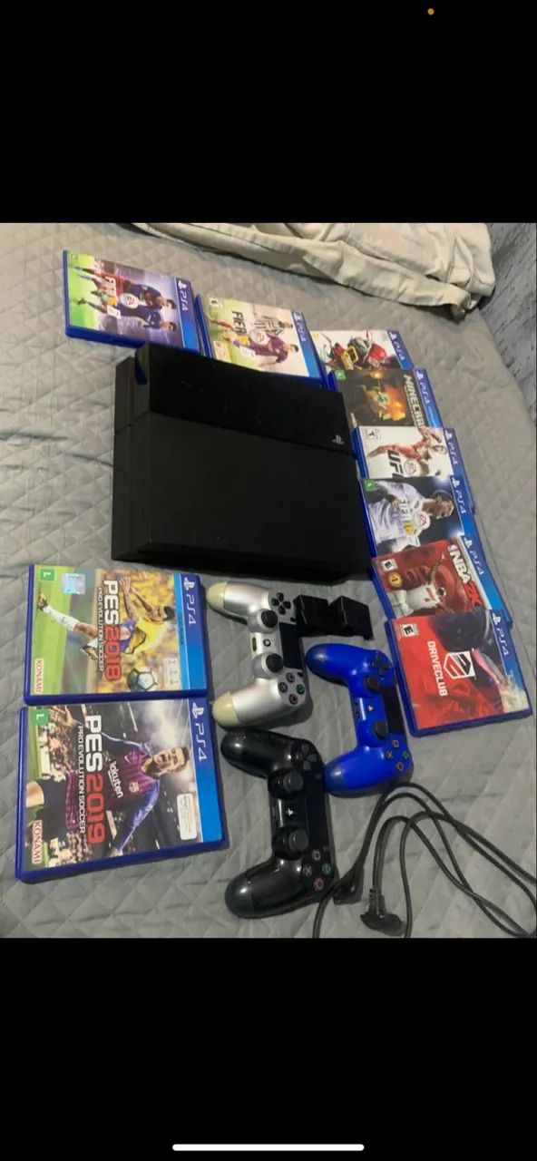 Ps4 completo com 10 jogos e 2 controles  - Foto 5