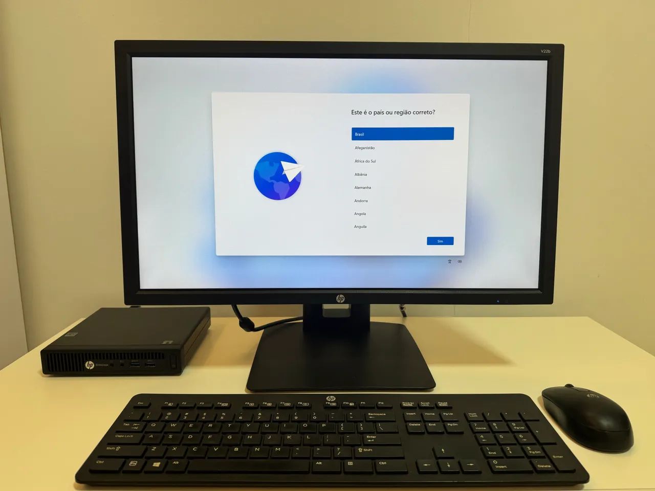 HP mini Desk Elitedesk 705 G3 8Gb SSD 120 - Foto 4