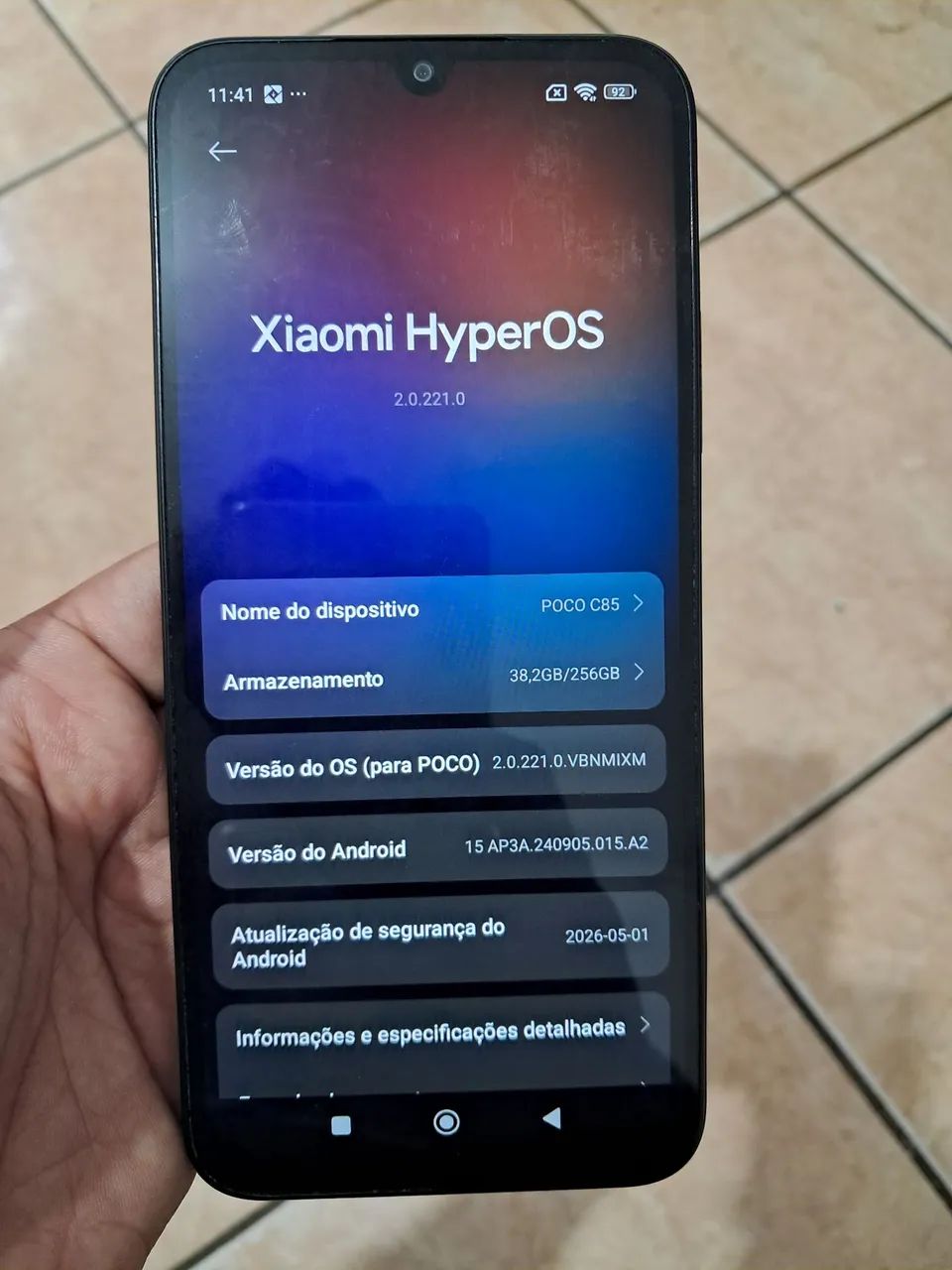 Poco c85 256gb 8gb ram - Foto 3