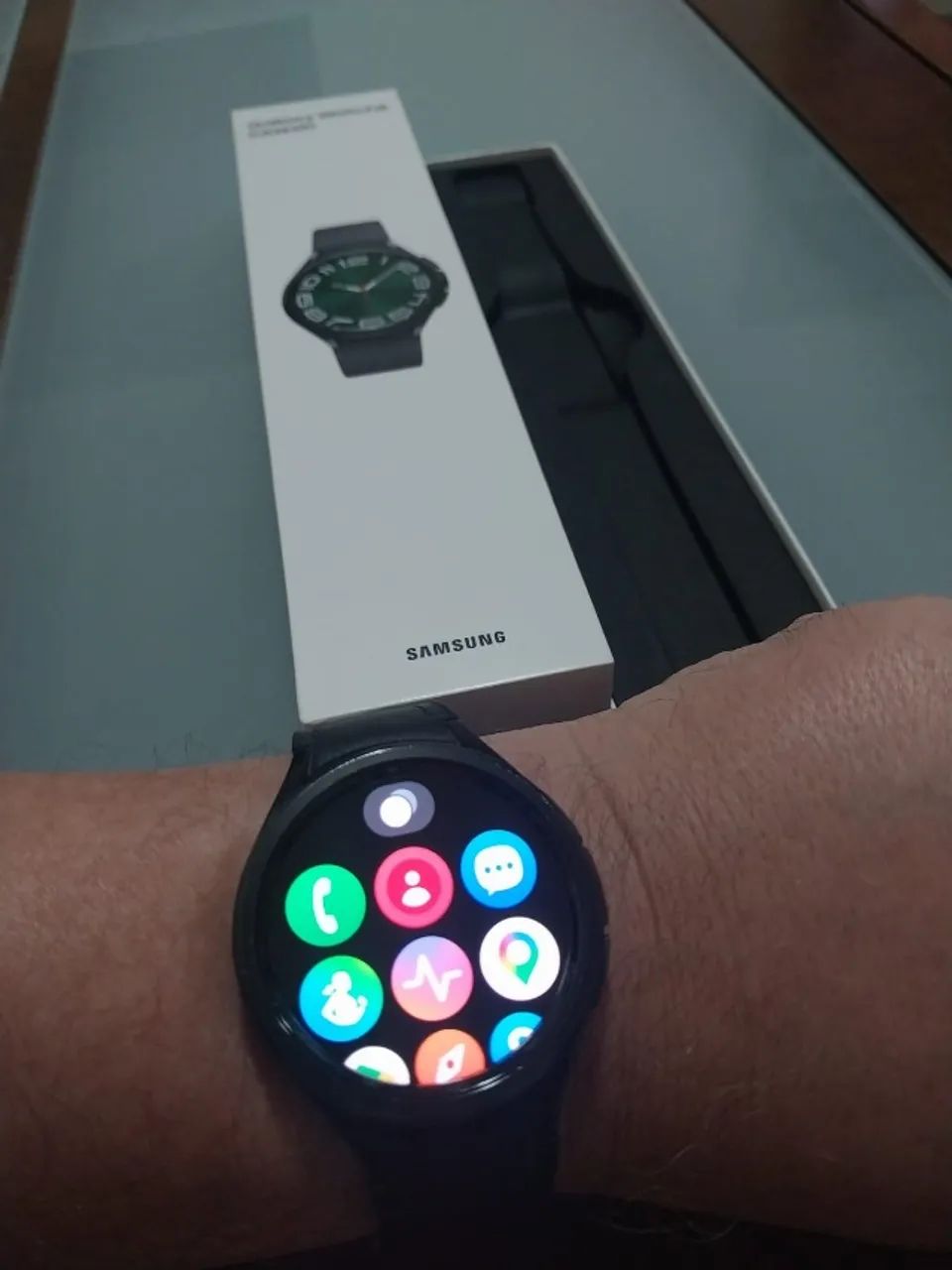 Galaxy Watch6 Classic LTE 44mm - IMPECÁVEL + 2 PULSEIRAS - Foto 4