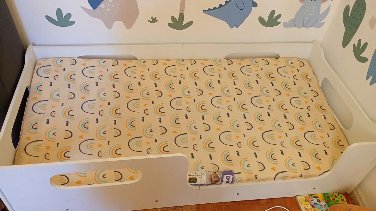 Cama infantil já com colchão 