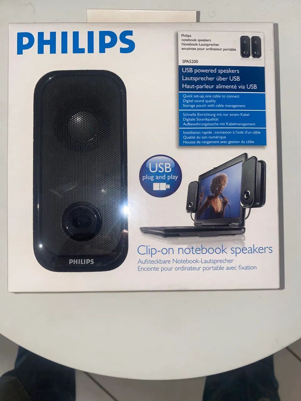 Caixa de Som Philips SPA5200 Nova na caixa