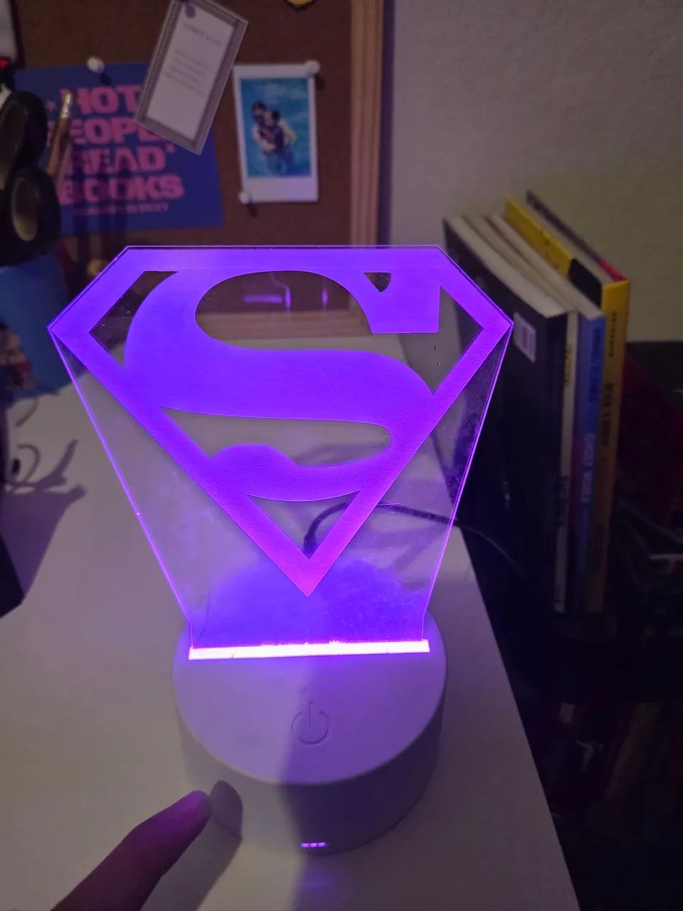 Luminaria superman - Foto 3