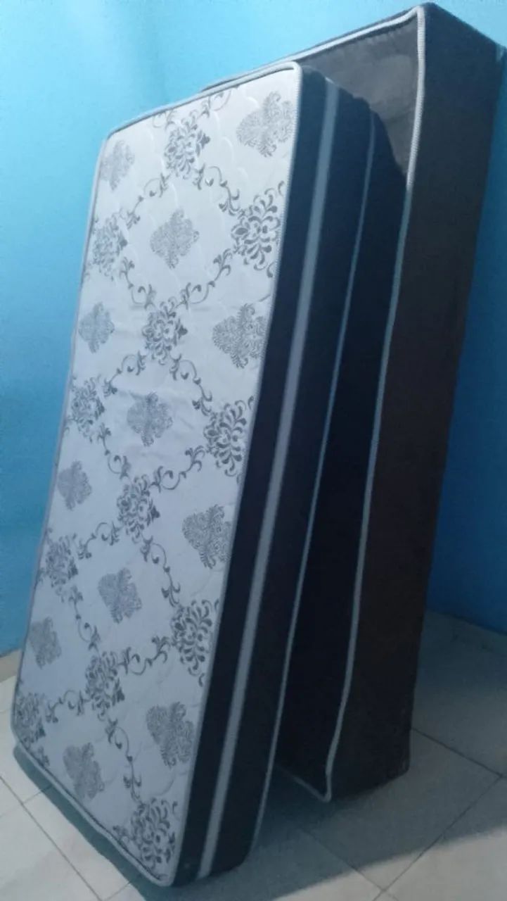 Cama box solteiro e cabeceira  - Foto 2