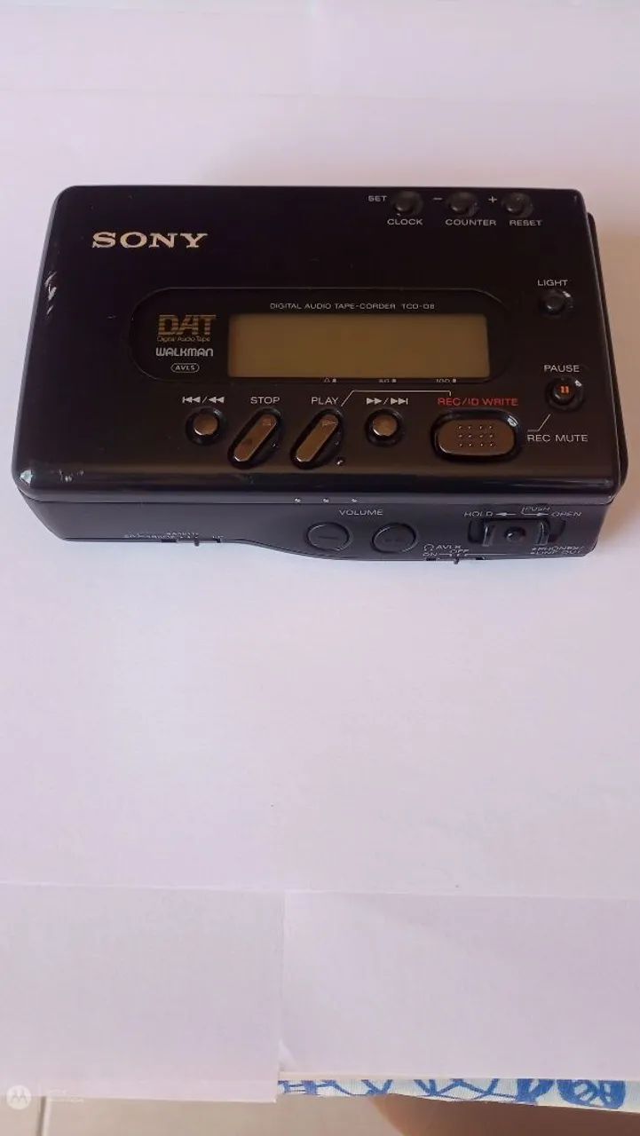 Sony TCD-D8 DAT Walkman Digital Portátil - Raridade - Microfones e