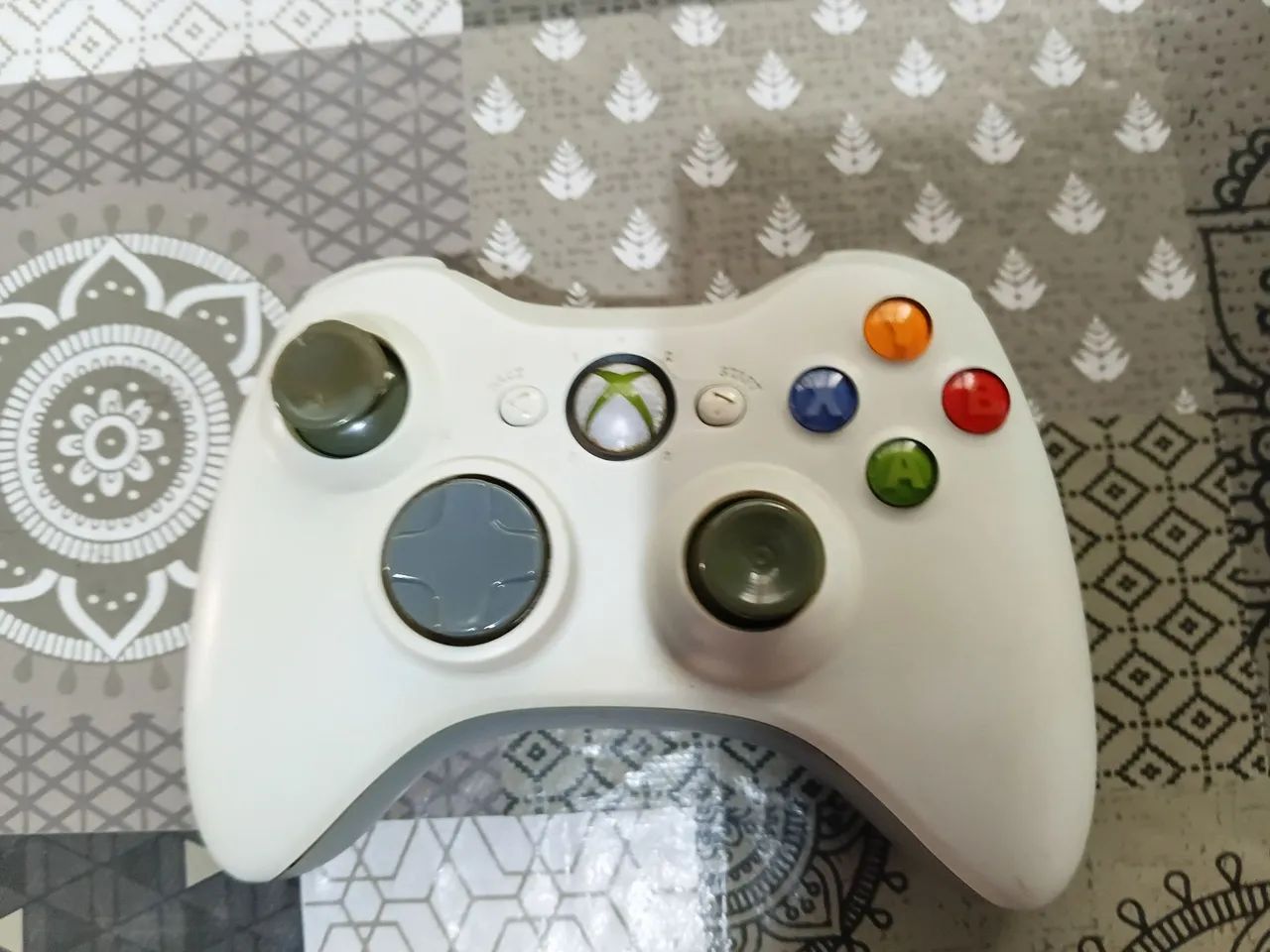 Controle x box 360 branco com defeito - Foto 2