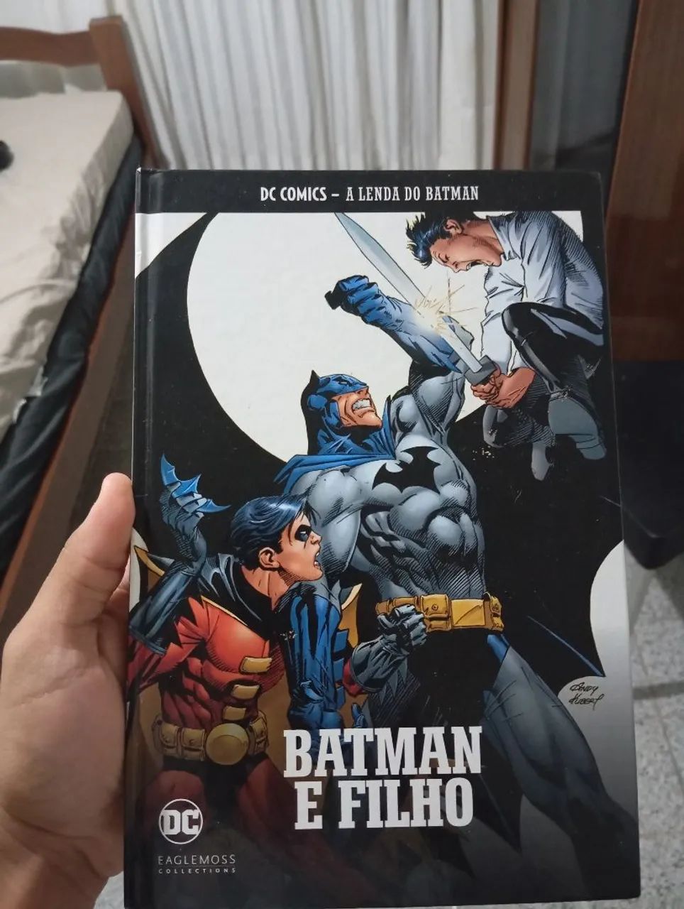 Quadrinho capa dura Bataman e Filho