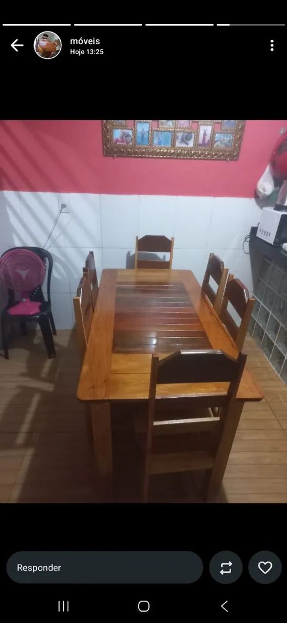 Mesa novas de jantar 4 lugar qudrada 350