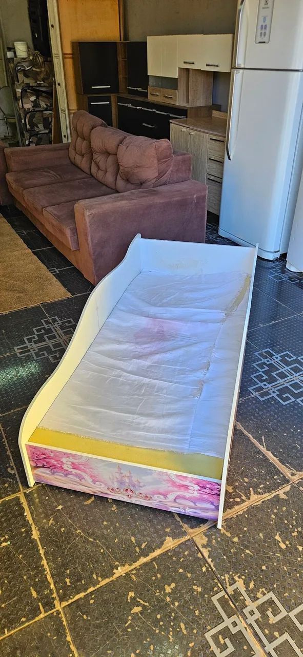 cama infantil com colchão espuma ENTREGA GRÁTIS! - Foto 2
