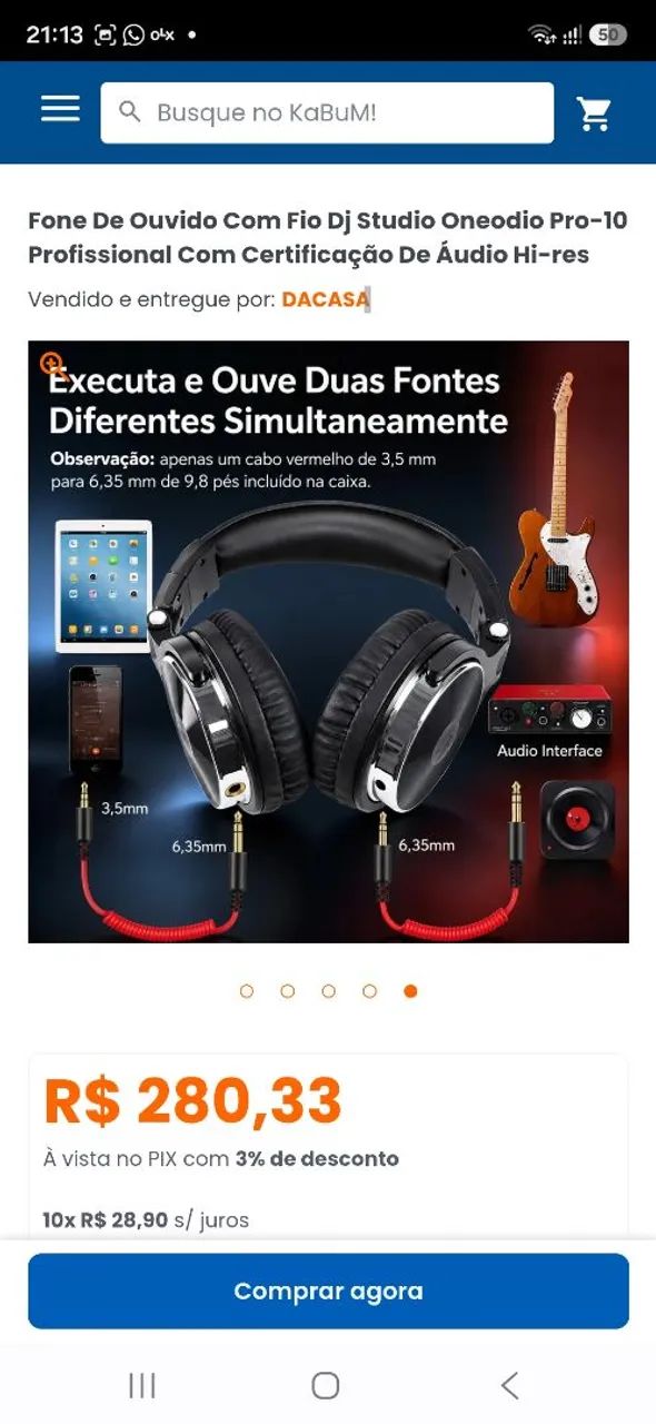 Fone PROFISSIONAL  - Foto 3