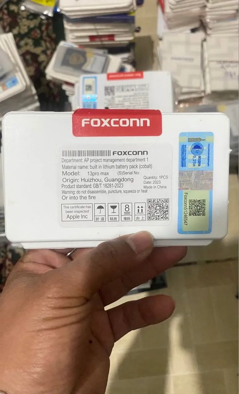 Baterias novas lacradas de iPhone Samsung e xiaomi  - Foto 3