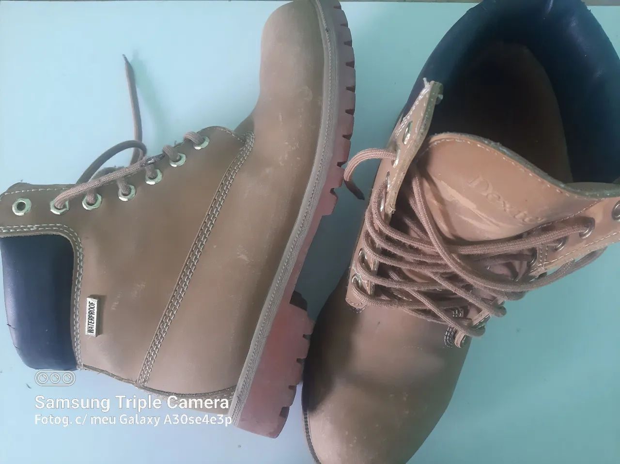 Bota Dexter Waterproof em couro original  - Foto 5